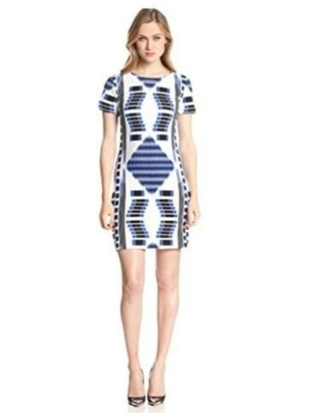 Trina Turk Katie Ziggurat Print Dress - 6